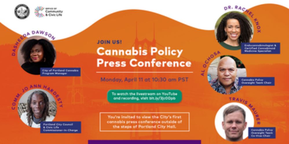 City of Portland Hosts Historic Press Conference on Cannabis Policy