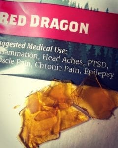 Red Dragon Shatter Cannabis review
